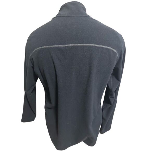 Nike ThermaFit Mens Medium Blue Half ZIP Fleece - Picture 3 of 5